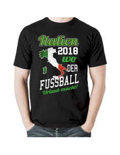 Italien 2018 - wo der Fussball Urlaub macht T-Shirt Sport & Freizeit 18,90 €