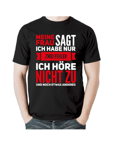 Meine Frau Sagt Ich Höre Nicht Zu...T-Shirt Hoodie Baby & Familie  18,90 €