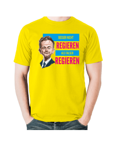 BESSER NICHT REGIEREN ALS FALSCH REGIEREN T-Shirt FDP Chef Lindner Cartoon Karikatur Politik 18,90 €