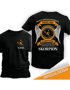Sternzeichen Skorpion personalisierbar T-Shirt Hoodie Geburtstag 18,90 €