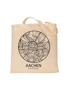 Jutebeutel nature \\"Aachen Sky Eye Kontur\\" Zubehör & Geschenke 9,99 €