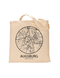 Jutebeutel nature \\"Augsburg Sky Eye Kontur\\" Zubehör & Geschenke 9,99 €