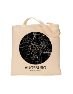 Jutebeutel nature \\"Augsburg Sky Eye negativ\\" Zubehör & Geschenke 9,99 €