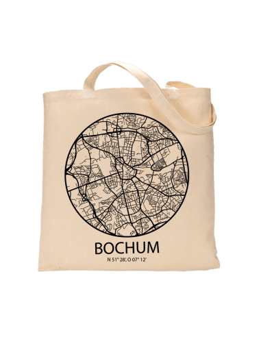 Jutebeutel nature \\"Bochum Sky Eye Kontur\\" Zubehör & Geschenke 9,99 €