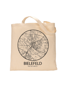 Jutebeutel nature \\"Bielefeld Sky Eye Kontur\\" Zubehör & Geschenke 9,99 €