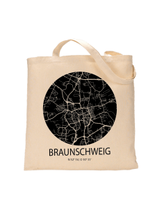 Jutebeutel nature \\"Braunschweig Sky Eye negativ\\" Zubehör & Geschenke 9,99 €
