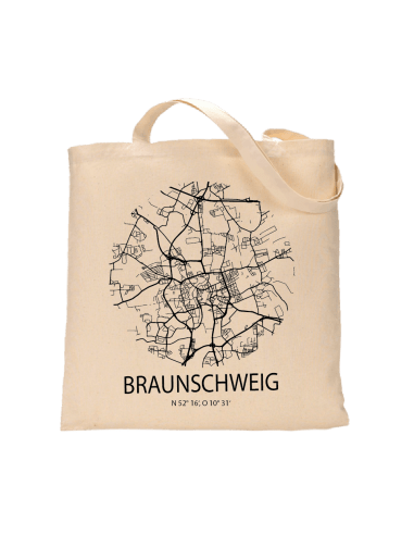 Jutebeutel nature \\"Braunschweig Sky Eye\\" Zubehör & Geschenke 9,99 €