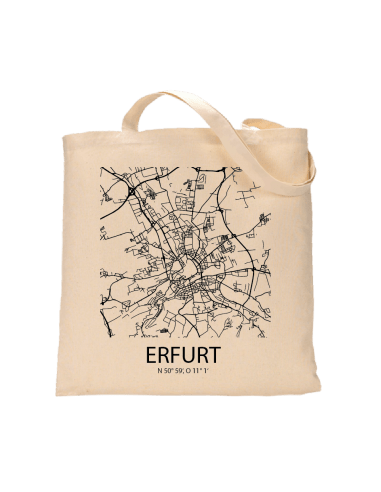 Jutebeutel nature \\"Erfurt Sky Block\\" Zubehör & Geschenke 9,99 €