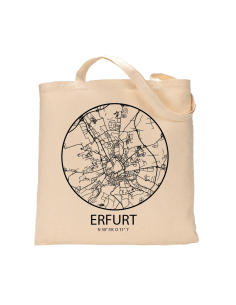 Jutebeutel nature \\"Erfurt Sky Eye Kontur\\" Zubehör & Geschenke 9,99 €