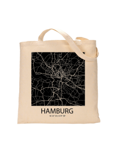 Jutebeutel nature \\"Hamburg Sky Block negativ\\" Zubehör & Geschenke 9,99 €