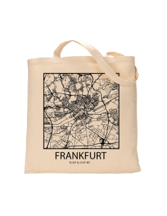 Jutebeutel nature \\"Frankfurt Sky Block Kontur\\" Zubehör & Geschenke 9,99 €
