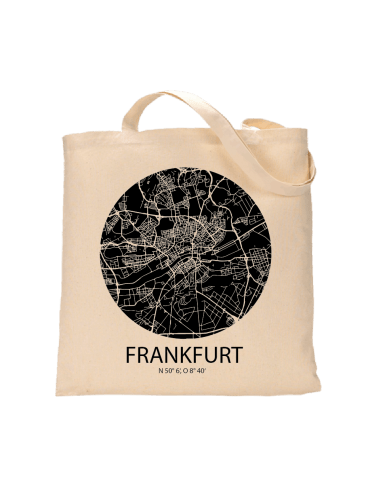 Jutebeutel nature \\"Frankfurt Sky Eye negativ\\" Zubehör & Geschenke 9,99 €