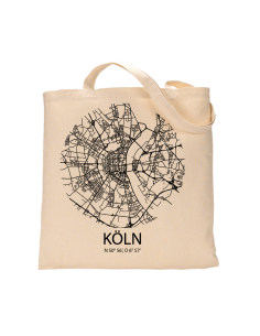 Jutebeutel nature \\"Köln Sky Eye\\" Zubehör & Geschenke 9,99 €
