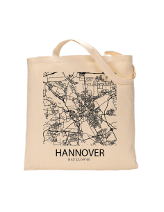 Jutebeutel nature \\"Hannover Sky Block\\" Zubehör & Geschenke 9,99 €