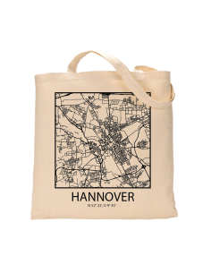 Jutebeutel nature \\"Hannover Sky Block Kontur\\" Zubehör & Geschenke 9,99 €