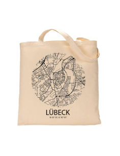 Jutebeutel nature \\"Lübeck Sky Eye\\" Zubehör & Geschenke 9,99 €