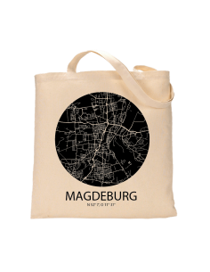Jutebeutel nature \\"Magdeburg Sky Eye negativ\\" Zubehör & Geschenke 9,99 €