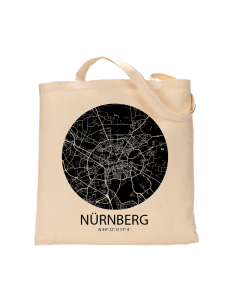 Jutebeutel nature \\"Nürnberg Sky Eye negativ\\" Zubehör & Geschenke 9,99 €