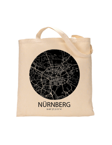 Jutebeutel nature \\"Nürnberg Sky Eye negativ\\" Zubehör & Geschenke 9,99 €