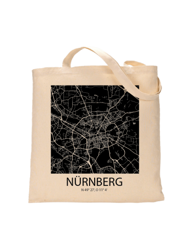 Jutebeutel nature \\"Nürnberg Sky Block negativ\\" Zubehör & Geschenke 9,99 €