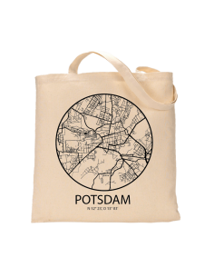 Jutebeutel nature \\"Potsdam Sky Eye Kontur\\" Zubehör & Geschenke 9,99 €