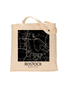 Jutebeutel nature \\"Rostock Sky Block negativ\\" Zubehör & Geschenke 9,99 €