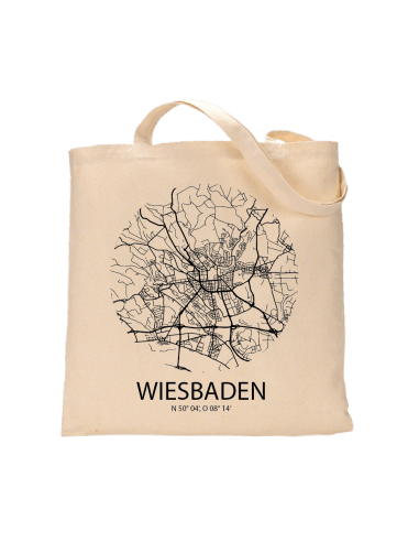 Jutebeutel nature \\"Wiesbaden Sky Eye\\" Zubehör & Geschenke 9,99 €