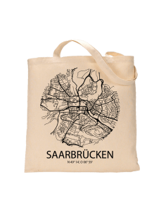 Jutebeutel nature \\"Saarbrücken Sky Eye\\" Zubehör & Geschenke 9,99 €