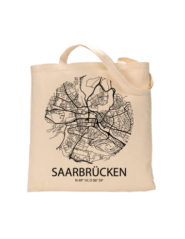 Jutebeutel nature \\"Saarbrücken Sky Eye\\" Zubehör & Geschenke 9,99 €