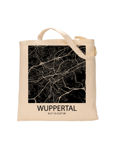 Jutebeutel nature \\"Wuppertal Sky Block negativ\\" Zubehör & Geschenke 9,99 €
