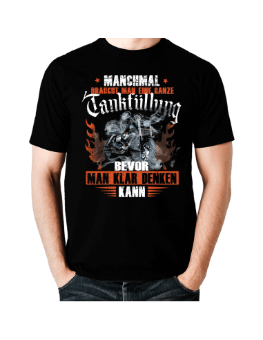 Manchmal braucht mein eine Tankfüllung T-Shirt Hoodie Cars & Bikes 18,90 €