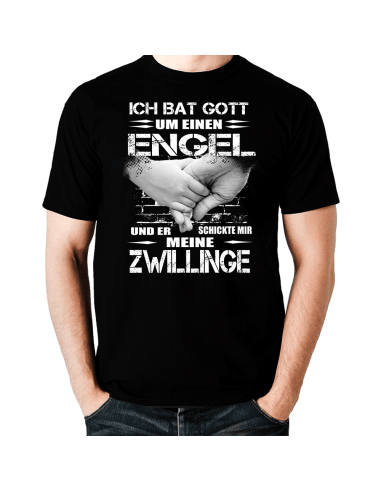 Ich bat Gott um einen Engel Zwillinge T-Shirt Hoodie Baby & Familie  18,90 €