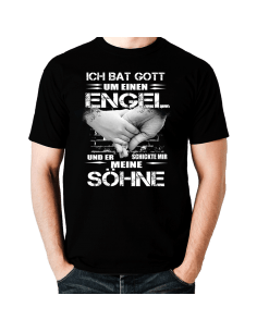 Ich bat Gott um einen Engel Söhne T-Shirt Hoodie Baby & Familie  18,90 €