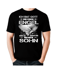 Ich bat Gott um einen Engel Sohn T-Shirt Hoodie 2 Baby & Familie  18,90 €