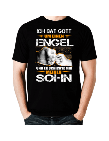 Ich bat Gott um einen Engel Sohn T-Shirt Hoodie Baby & Familie  18,90 €
