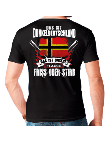 Das ist Dunkeldeutschland Wirmer Flagge T-Shirt Hoodie Politik 18,90 €