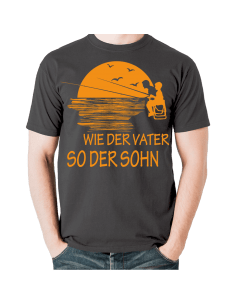 Wie der Vater so der Sohn Angel Abendsonne T-Shirt Hoodie Sport & Freizeit 18,90 €