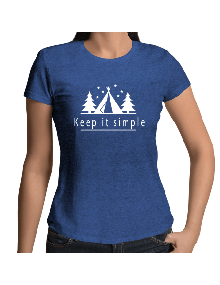 Keep it smile Outdoor Camping T-Shirt Damenshirt Sport & Freizeit 18,90 €