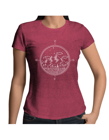 Kompass Outdoor Camping T-Shirt Damenshirt Sport & Freizeit 18,90 €