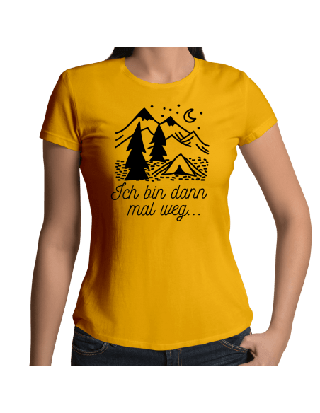 Ich bin dann mal weg Outdoor Camping T-Shirt Sport & Freizeit 18,90 €