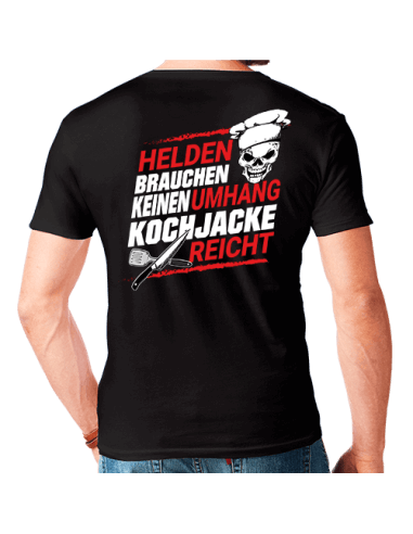 Helden brauchen kein Umhang Kochjacke reicht ! T-Shirt Hoodie Schule, Studium & Beruf 18,90 €