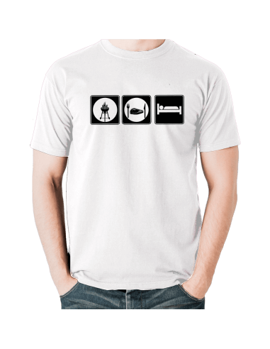 Grill Eat & Sleep T-Shirt Hoodie Schule, Studium & Beruf 18,90 €