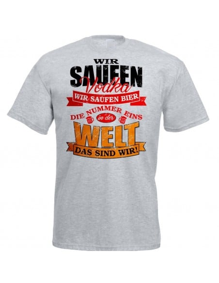 Wir saufen Vodka, wir saufen Bier... WM Deutschland T-Shirt WM Shirts 18,90 €