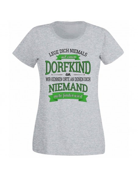 Leg dich niemals mit einem Dorfkind an... T-Shirt Hoodie Party, Fun & Urlaub 18,90 €