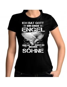 Ich bat Gott um einen Engel Söhne T-Shirt Hoodie Baby & Familie  18,90 € 2