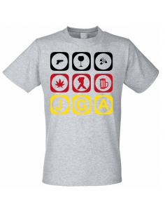 JGA Schwarz Rot Gold WM Shirt WM Shirts 18,90 €