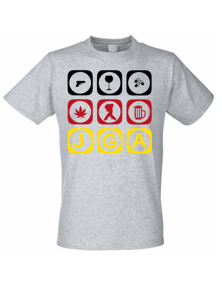 JGA Schwarz Rot Gold WM Shirt WM Shirts 18,90 €