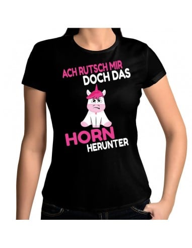 Ach rutsch mir doch das Horn herunter T-Shirt Hoodie Party, Fun & Urlaub 18,90 €
