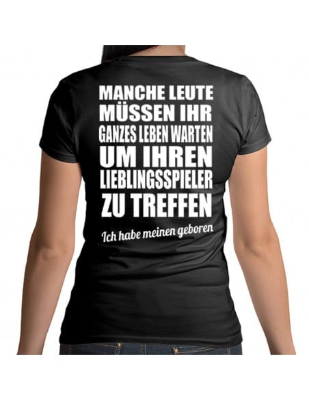 Fussball Mama Habe meinen Lieblingsspieler T-Shirt Hoodie Sport & Freizeit 18,90 €