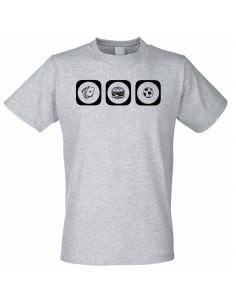 Poker, Burger & Fussball Icon T-Shirt Sport & Freizeit 18,90 €